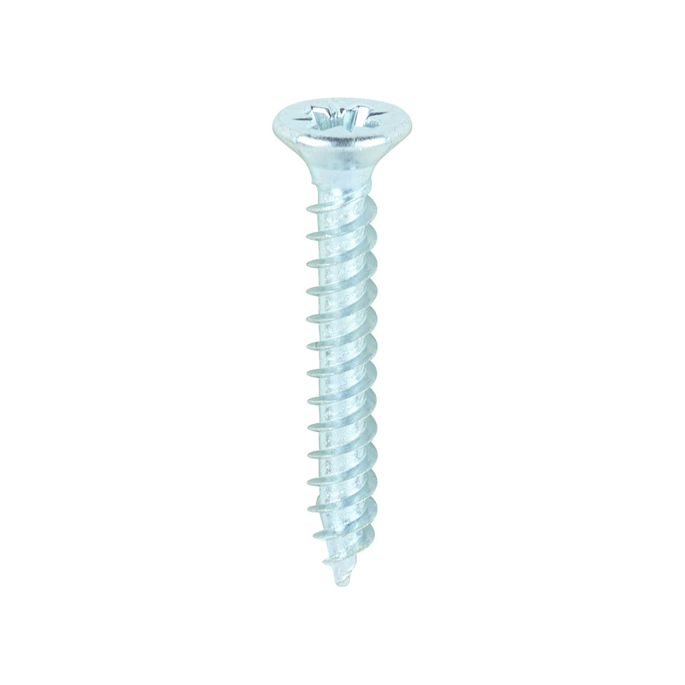 TIMCO Twin-Threaded Woodscrews – PZ – Double Countersunk – Zinc