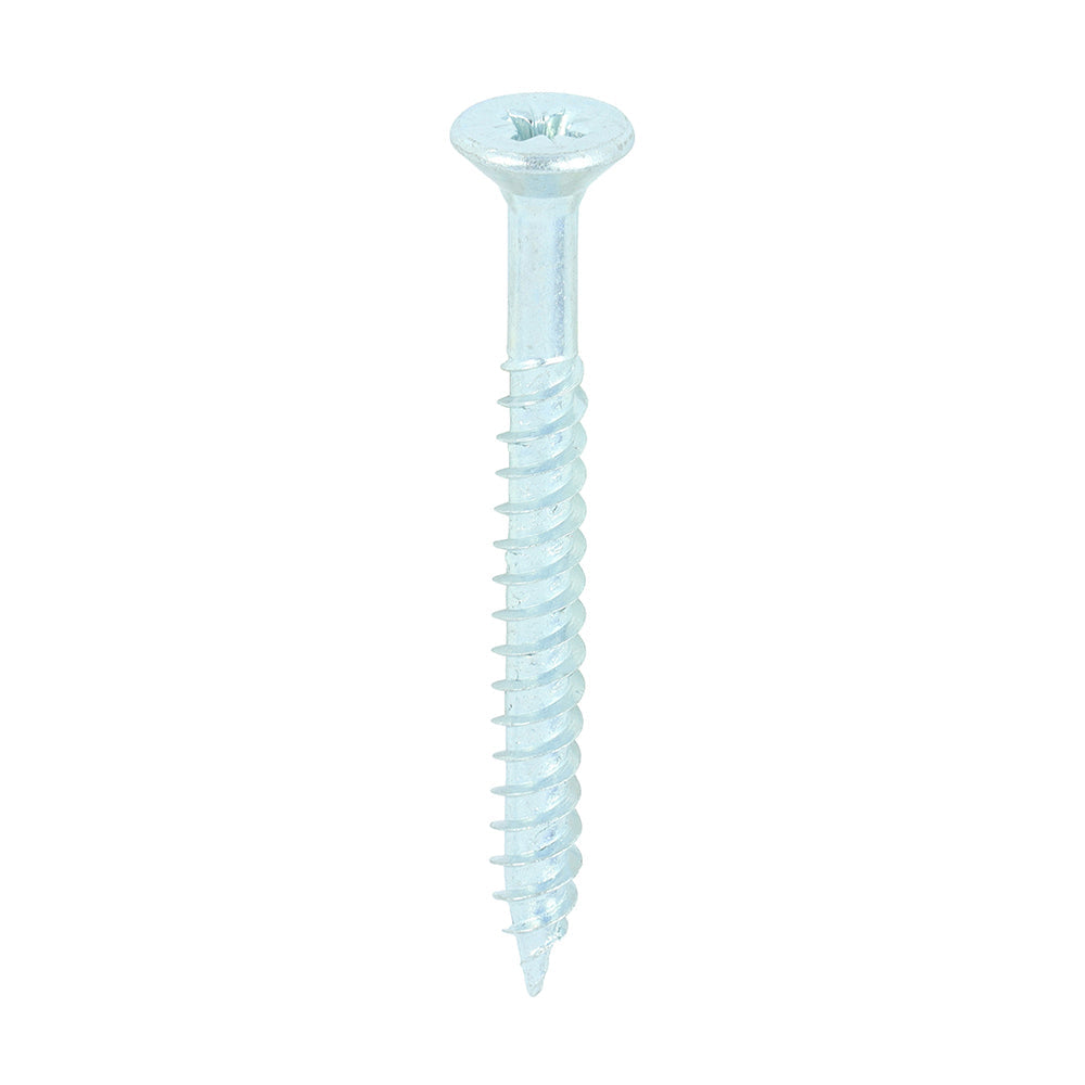 TIMCO Twin-Threaded Woodscrews – PZ – Double Countersunk – Zinc