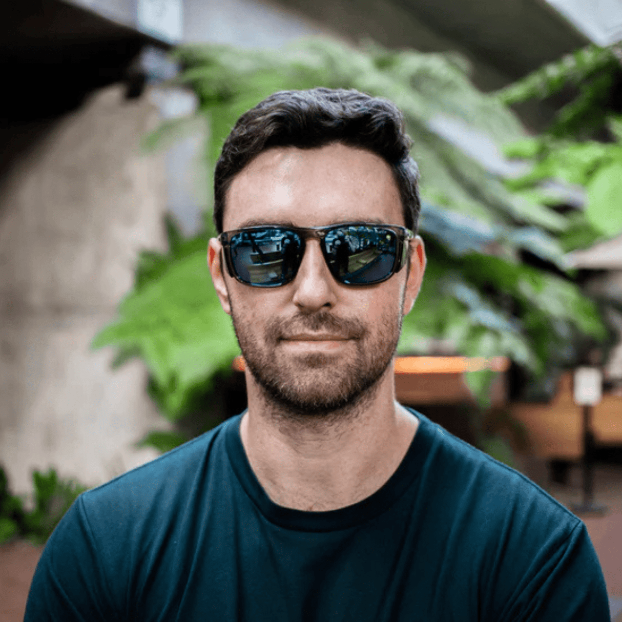 Riley Navigator X Safety Sunglasses – Blue Mirror Revo, Smoked Frame, Anti-Fog/Anti-Scratch