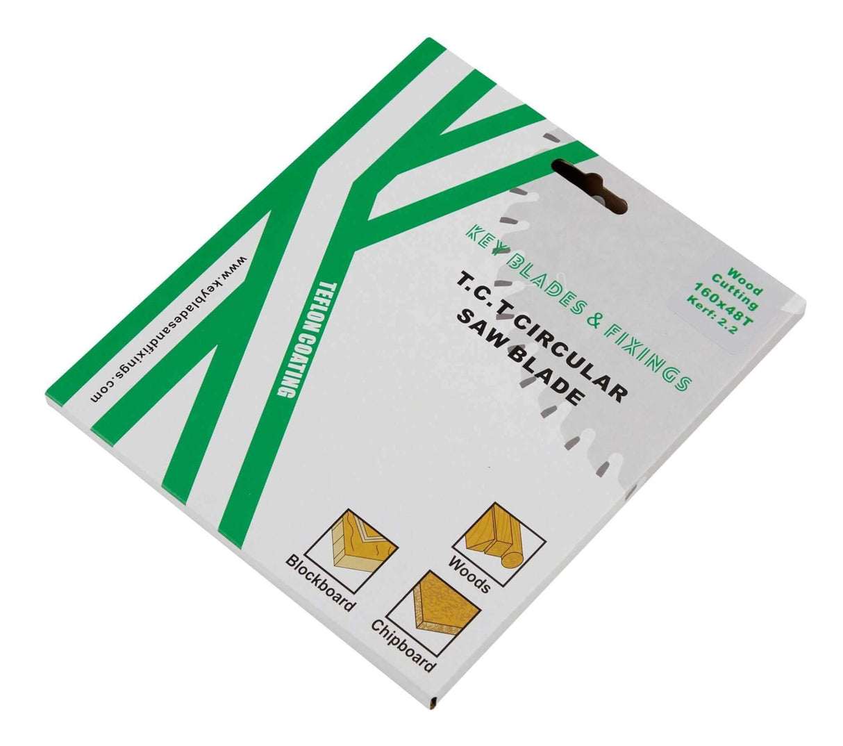 160mm x 20mm x 2.2mm 48 Tooth Track/Circular Saw Blade - 2204