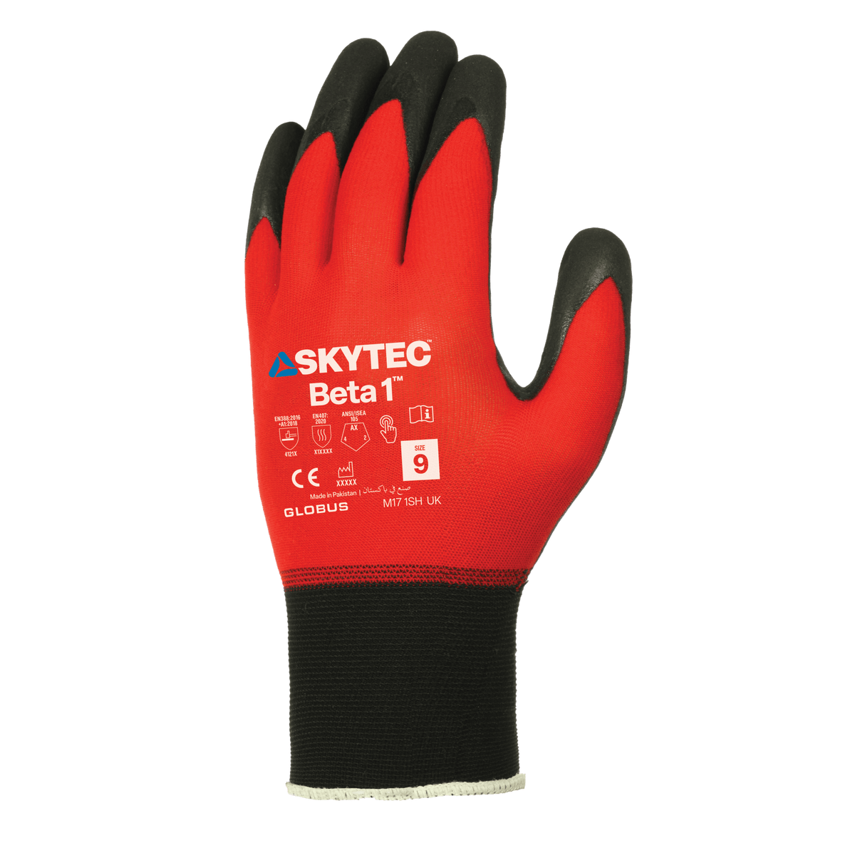 SKYTEC Beta 1 Tricolore Flexible Lightweight Low Cut Protection Safety Work Gloves with Grip Palm