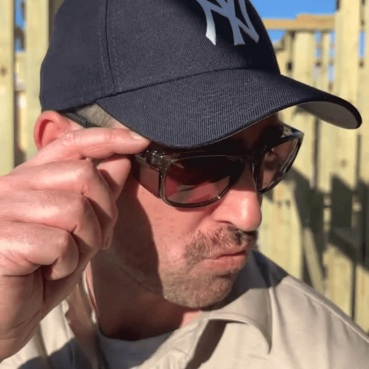 Riley Navigator X – Smoked Frame Safety Sunglasses (HD Lens, Anti-Fog)