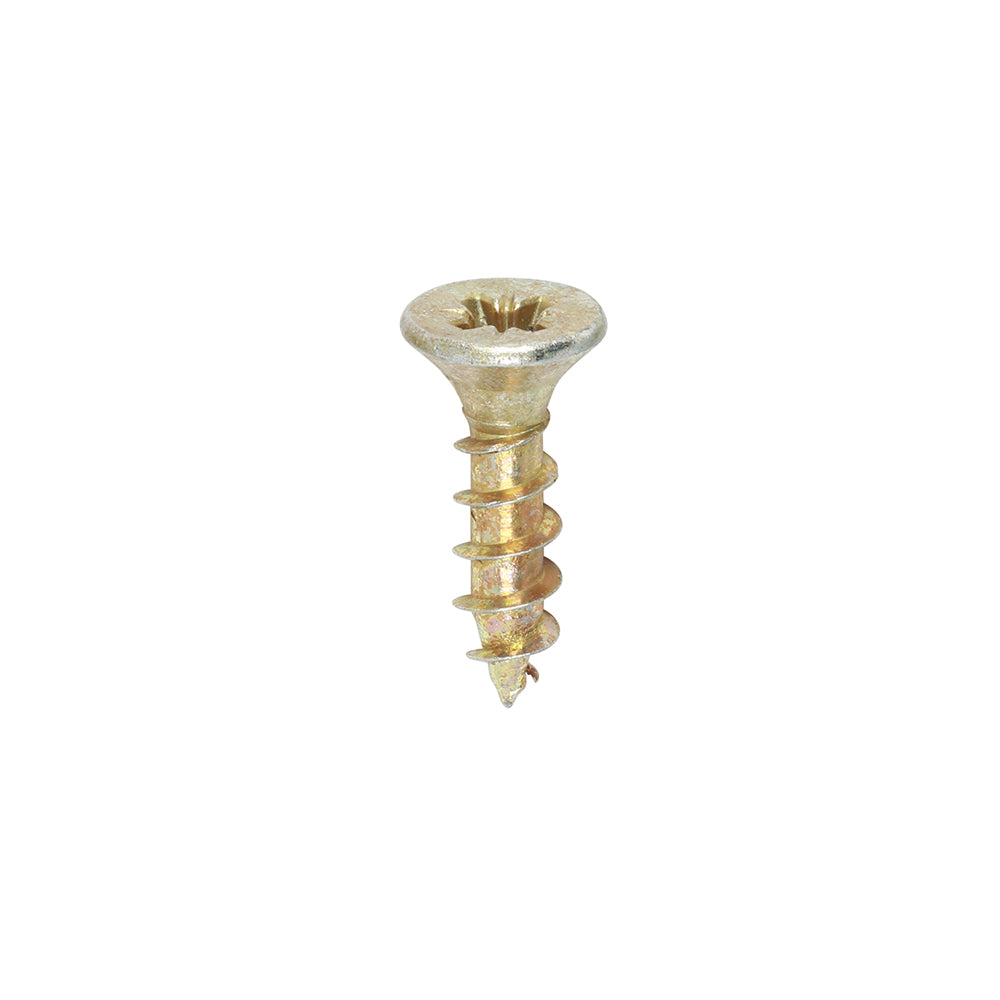 TIMCO Solo Chipboard & Woodscrews – PZ – Double Countersunk – Yellow