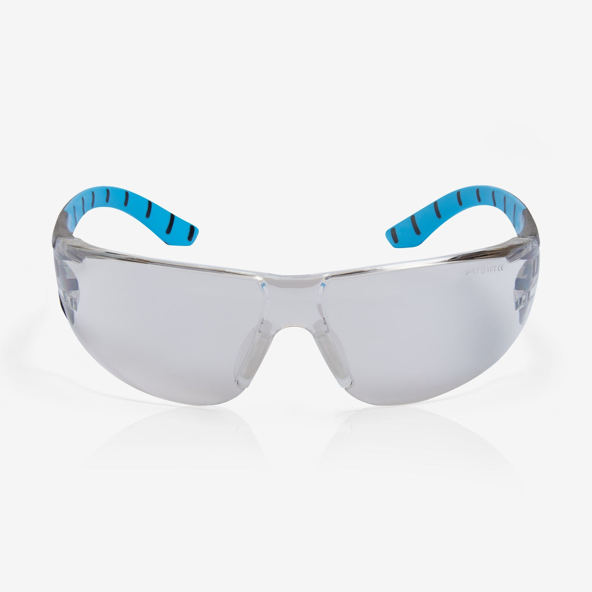 RILEY Stream Blue Frameless Metal-Free Safety Glasses with Indoor/Outdoor Lens