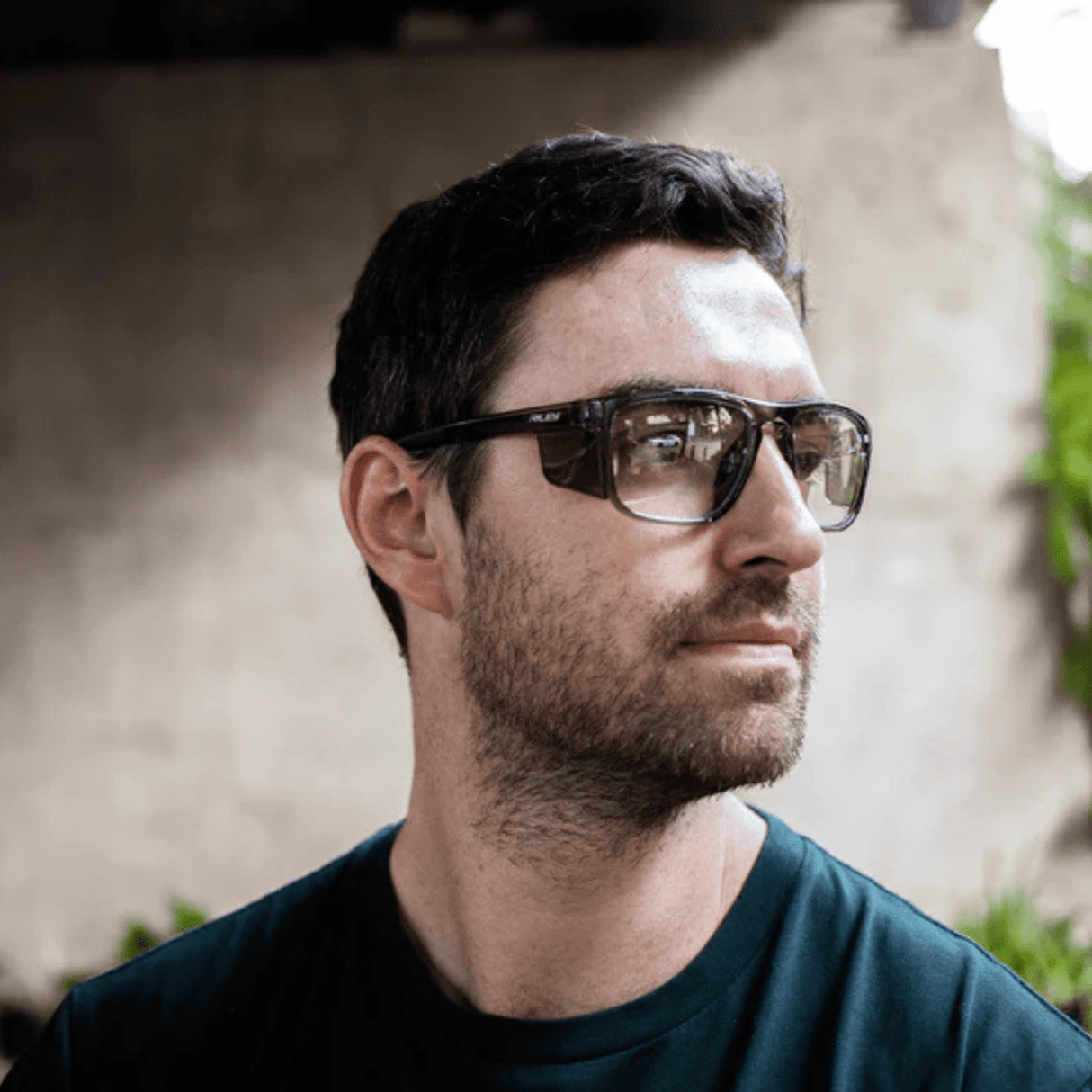 Riley Navigator X Safety Glasses – Clear Lens, Smoked Frame, Anti-Fog/Anti-Scratch