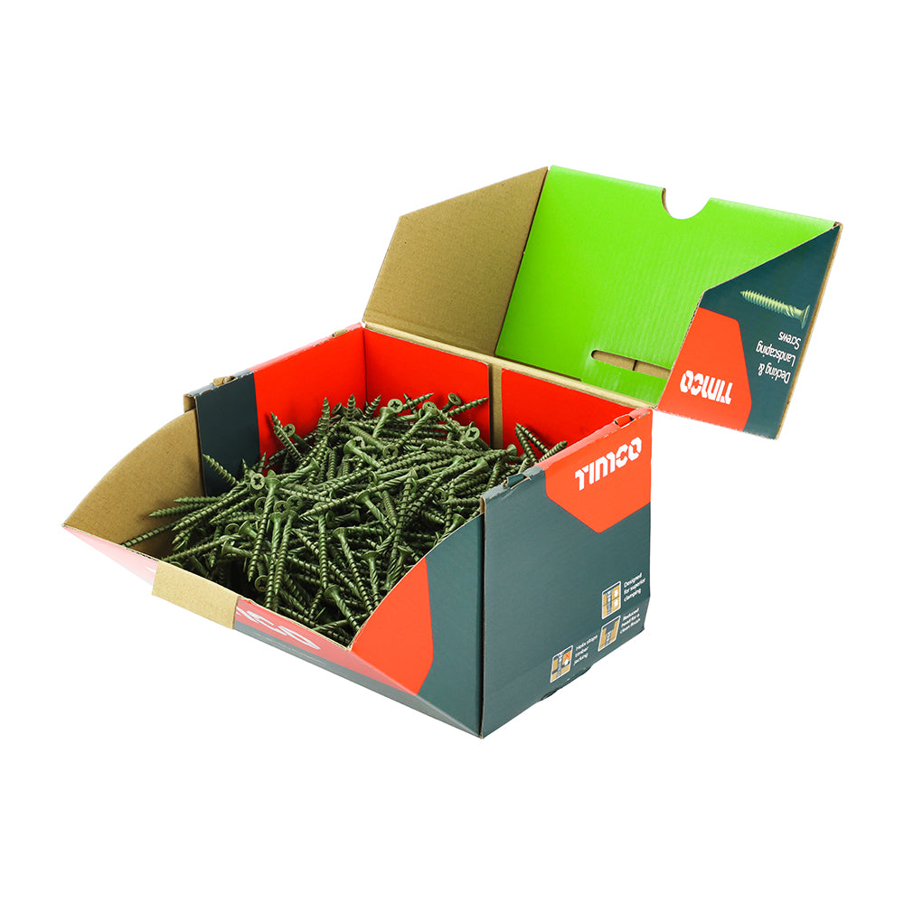 Decking Screws Industry Pack – 4.5 × 60 mm Green (1,000‑piece)
