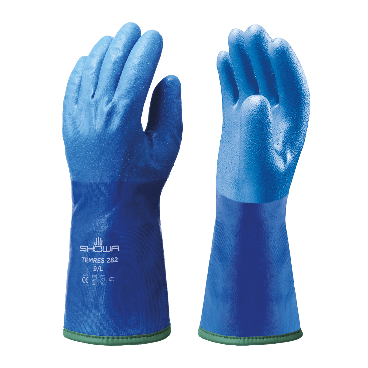SHOWA Temres 282 - Waterproof Thermal Gauntlet Gloves – Pack of 2 Pairs