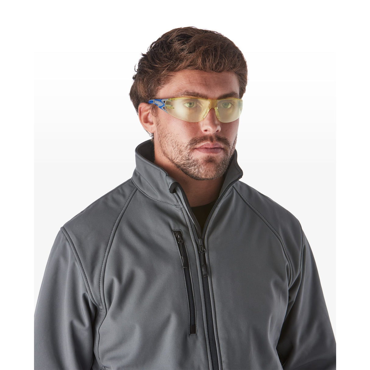 Riley Stream™ Evo – Anti-Fog Blue-Light-Blocking Safety Glasses (Yellow Lens)