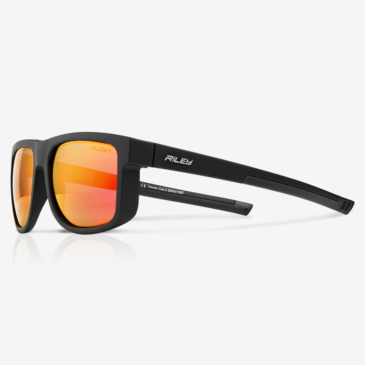 Riley Navigator Sunglasses – Red Mirror Revo, Anti-Scratch, UV Protection