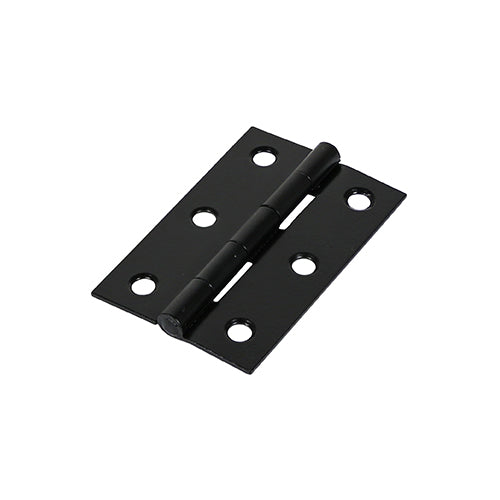 Butt Hinge - Fixed Pin - Epoxy Black - For Doors