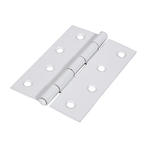 Butt Hinge - Fixed Pin - Epoxy White - For Doors