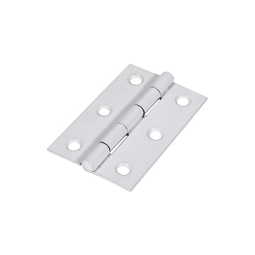 Butt Hinge - Fixed Pin - Epoxy White - For Doors