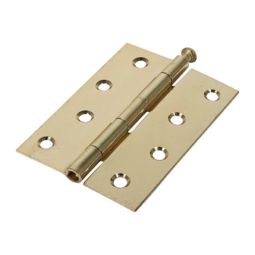 Butt Hinge - Loose Pin - Electro Brass - For Doors