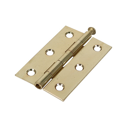 Butt Hinge - Loose Pin - Electro Brass - For Doors