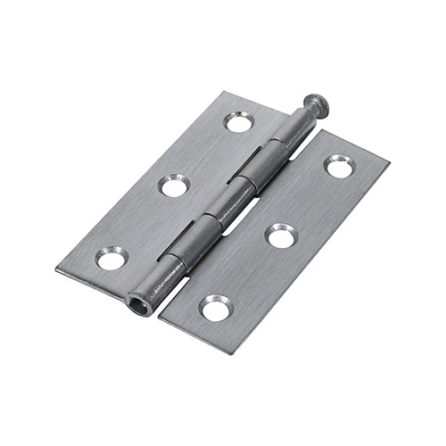 Butt Hinge - Loose Pin - Satin Chrome - For Doors