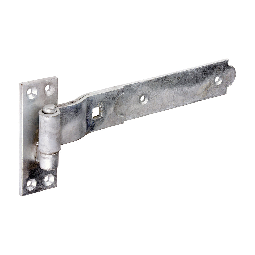 Cranked Band & Hook on Plates Hinges – Hot-Dipped Galvanised – Pair