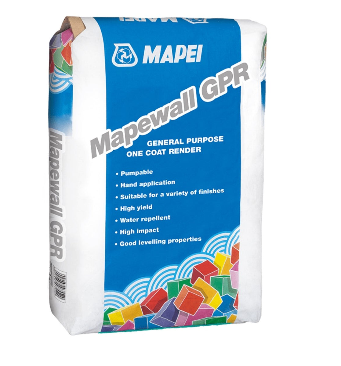 Mapewall GPR General Purpose Render 25Kg (Pallet of 40) DIY Refurb