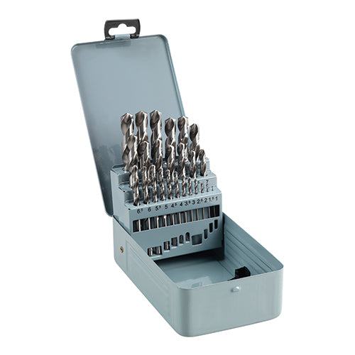 Professional HSS Ground Jobber Drill Set – 25 Piece