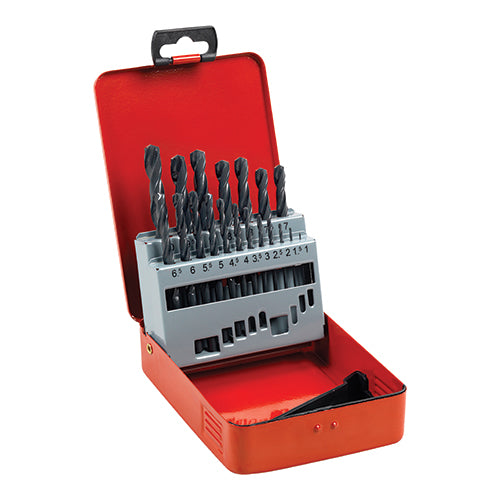Professional HSS Roll Forged Jobber Drill Set – 19 Piece