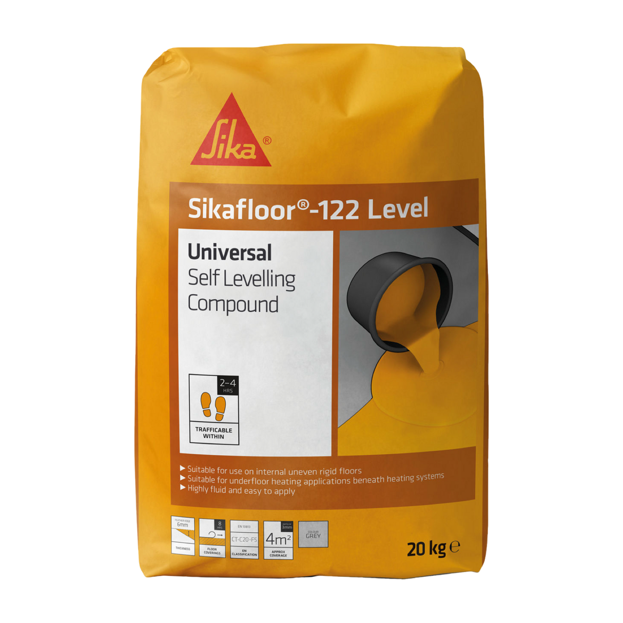 Sikafloor®-122 Level Universal - Fibre-Reinforced Self-Levelling Compound