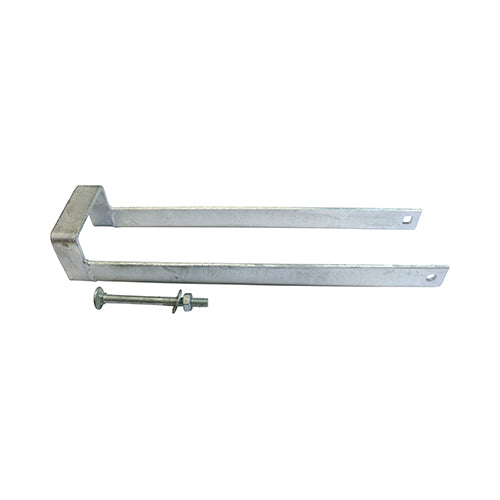 Throw-Over Gate Loop – Hot Dipped Galvanised - 350mm