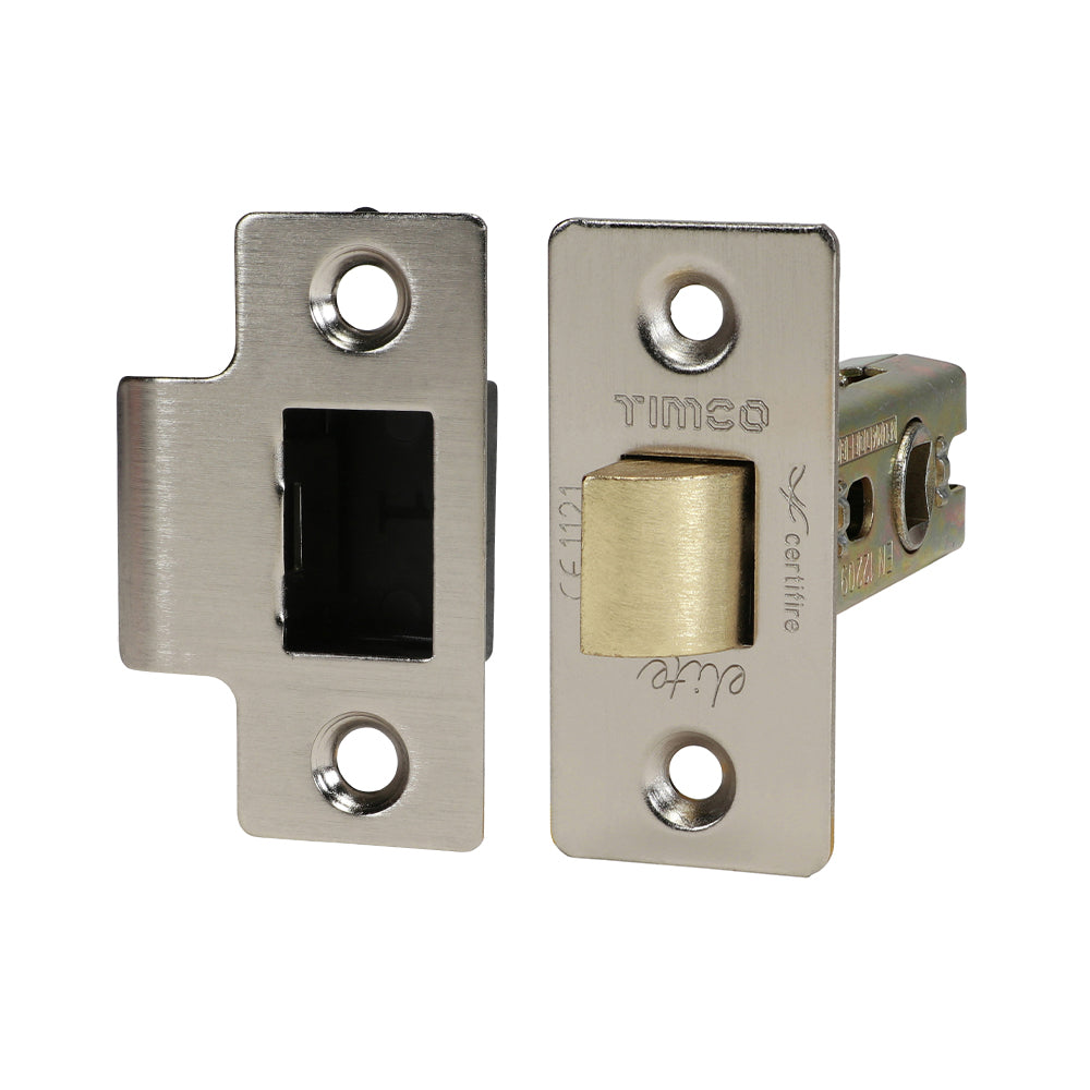 Tubular Latch – Satin Nickel (67mm Case / 45mm Backset)