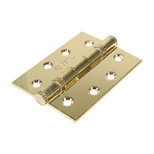 Twin Ball Bearing Butt Hinges – Steel - Electro Brass