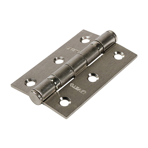 Twin Ball Bearing Butt Hinges – Steel - Satin Nickel