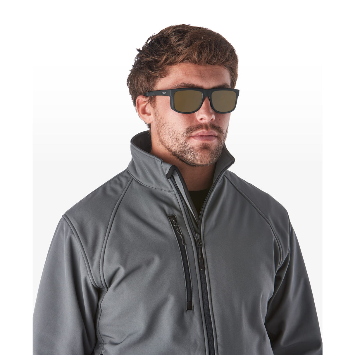 Riley Navigator Sunglasses – Antique Mirror Revo, Anti-Glare, 4-Base Curve