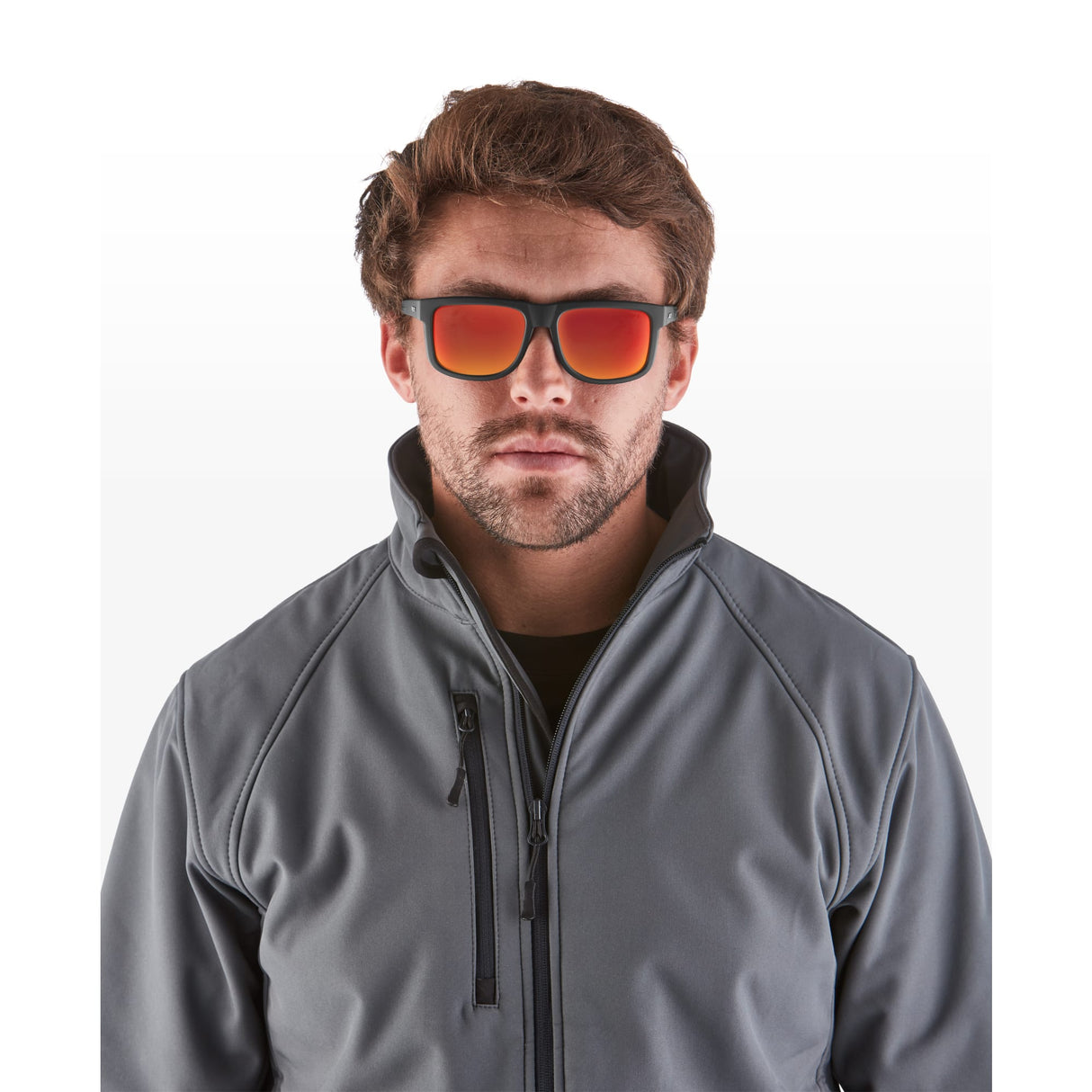 Riley Navigator Sunglasses – Red Mirror Revo, Anti-Scratch, UV Protection