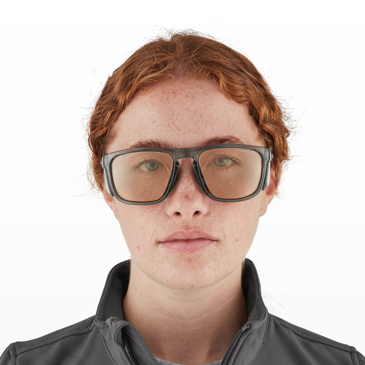 Riley Navigator X Safety Sunglasses – LED Lens, Smoked Frame, Anti-Fog/Anti-Scratch