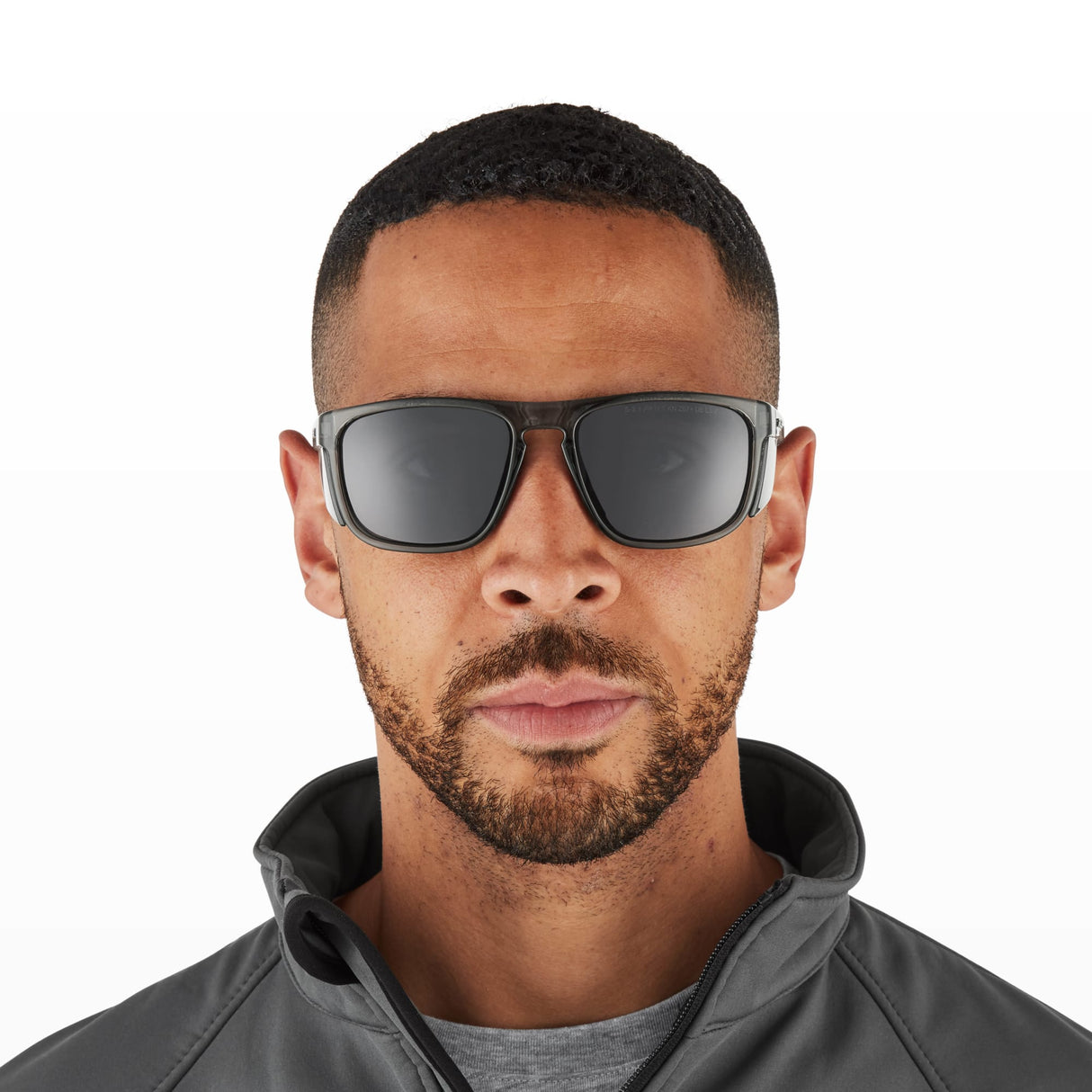 Riley Navigator X Safety Sunglasses – Polarised Lens, Smoked Frame, Anti-Fog/Anti-Scratch
