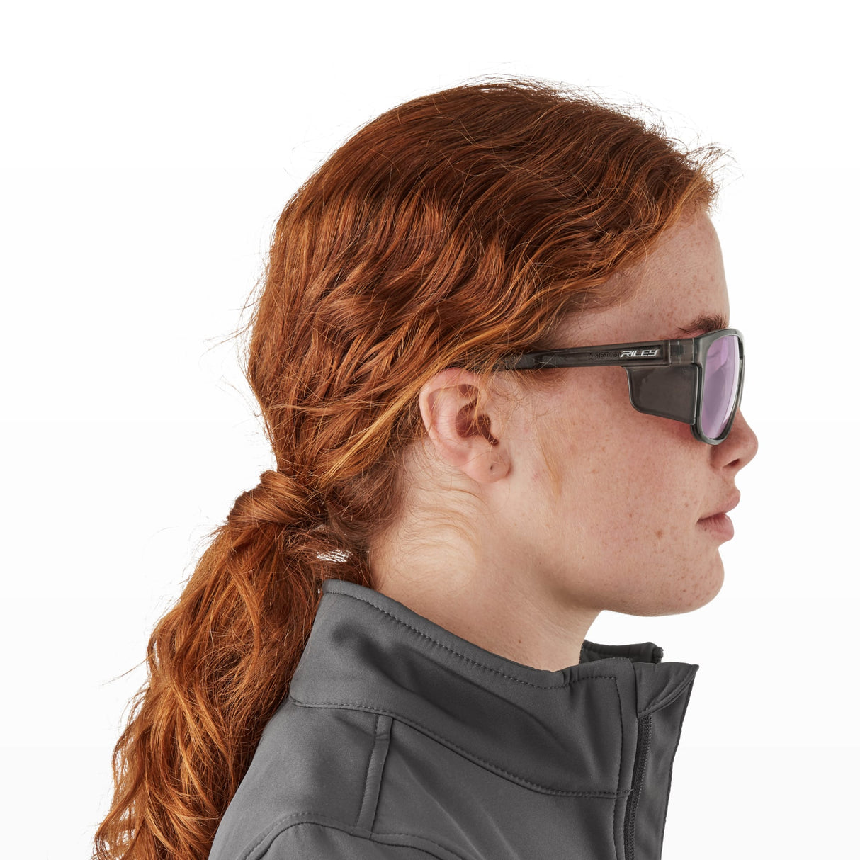 Riley Navigator X – Smoked Frame Safety Sunglasses (HD Lens, Anti-Fog)