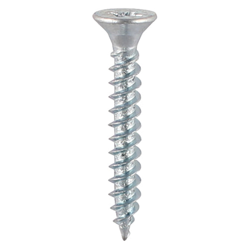 TIMCO Twin-Threaded Woodscrews – PZ – Double Countersunk – Zinc