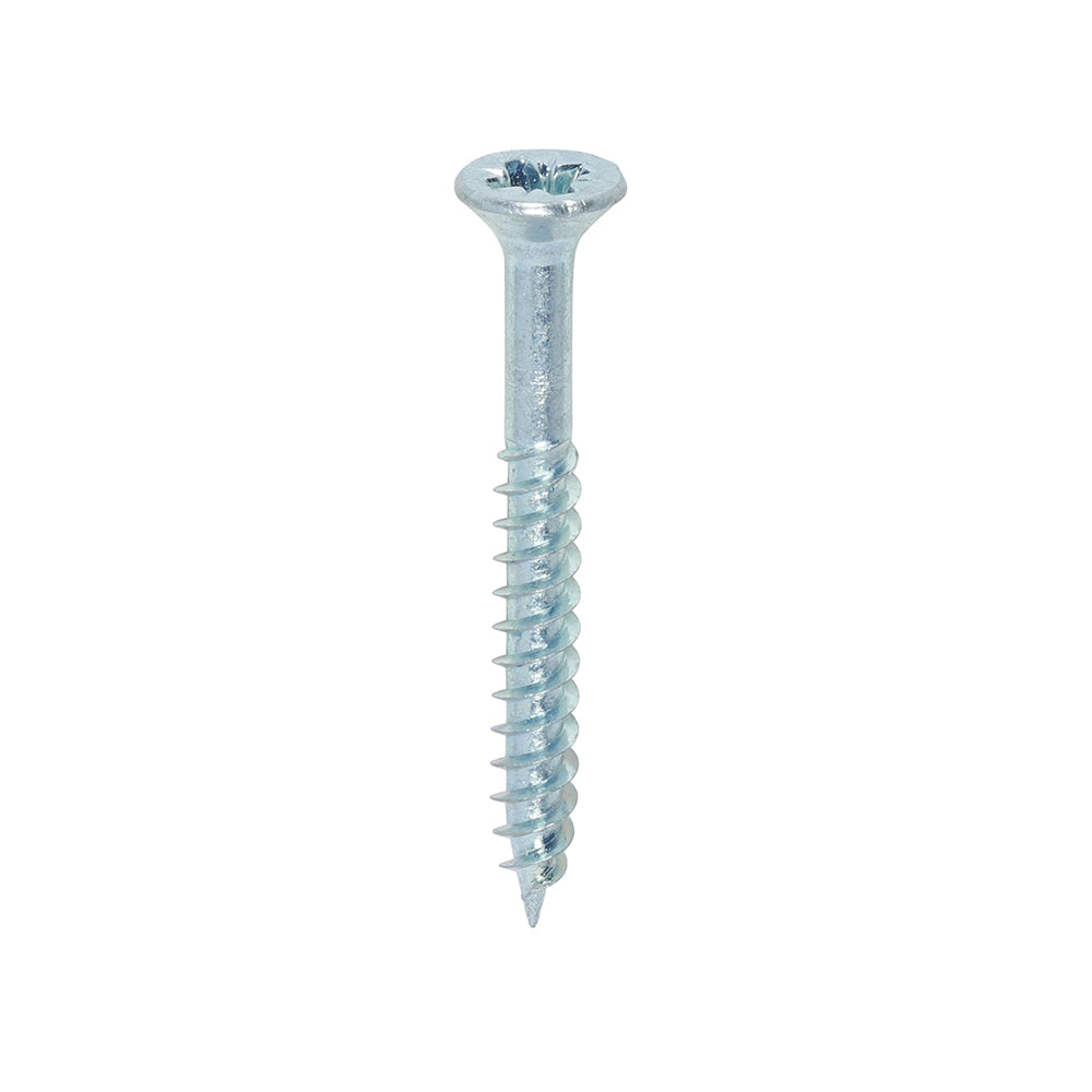TIMCO Twin-Threaded Woodscrews – PZ – Double Countersunk – Zinc