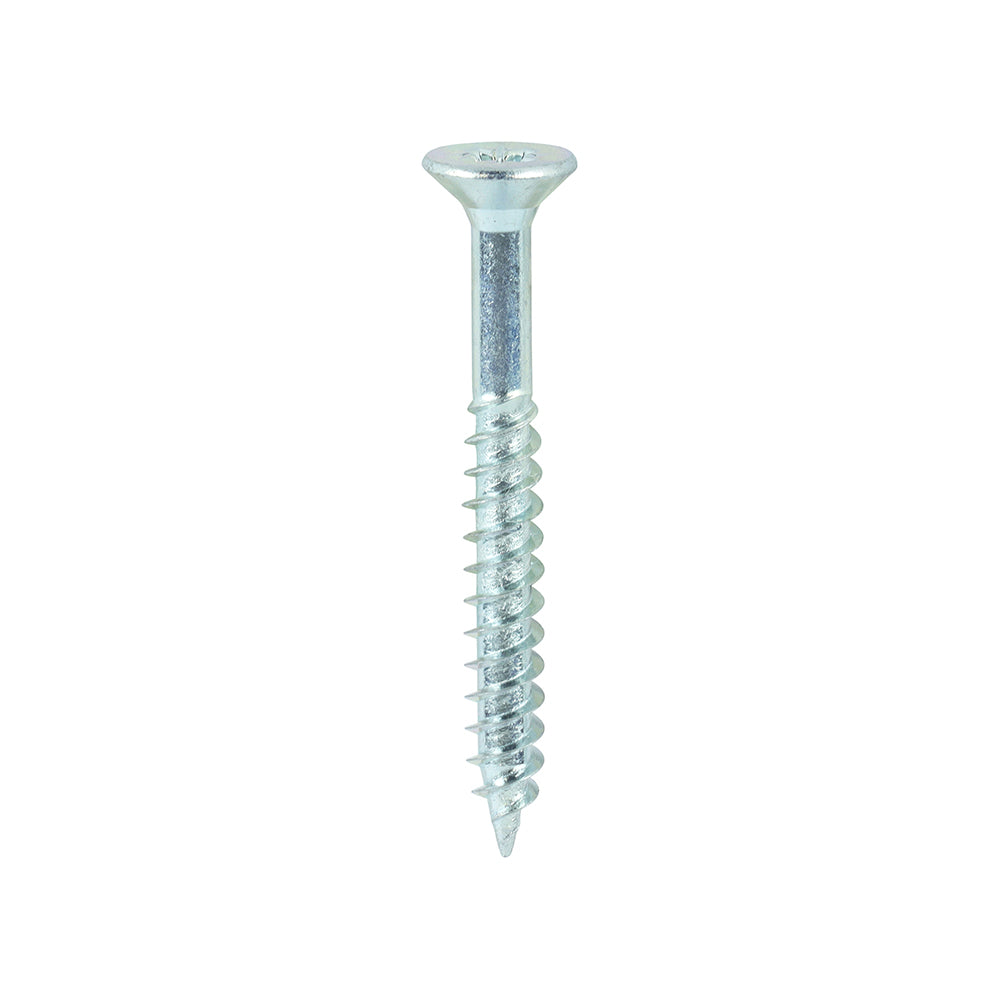 TIMCO Twin-Threaded Woodscrews – PZ – Double Countersunk – Zinc