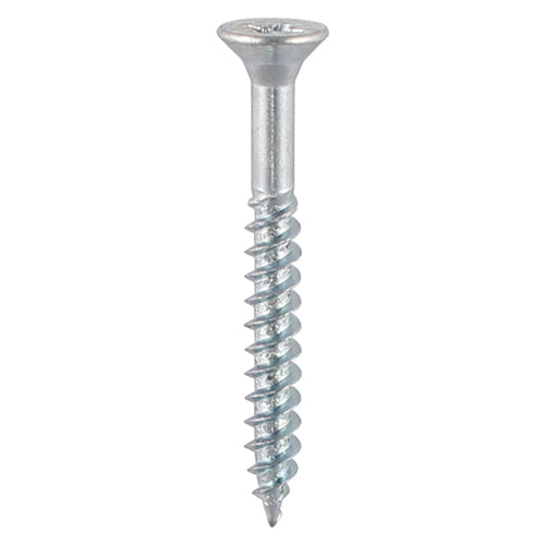 TIMCO Twin-Threaded Woodscrews – PZ – Double Countersunk – Zinc