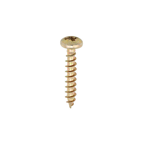 TIMCO Classic Multi-Purpose Screws - PZ - Pan Head - Yellow - 3.5 / 4.0 / 5.0