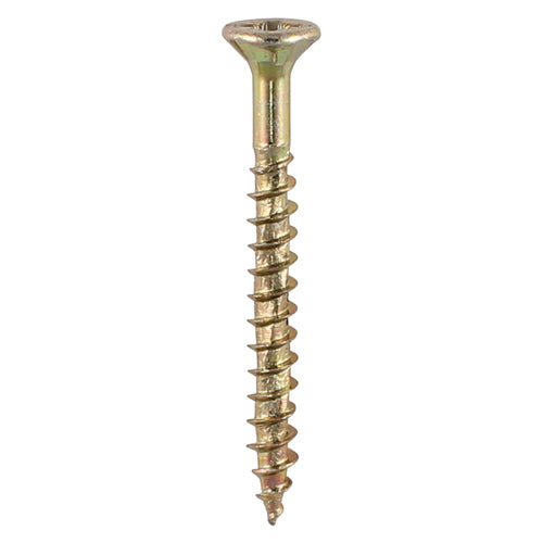 TIMCO Velocity Premium Multi-Use Screws – PZ – Double Countersunk – Yellow 3.5 / 4.5