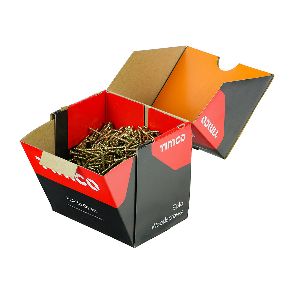TIMCO Solo Chipboard & Woodscrews - Industry Pack - PZ - Double Countersunk - Yellow