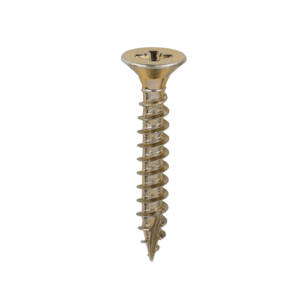 TIMCO Classic Multi-Purpose Screws - PZ - Double Countersunk - Yellow - 6.0