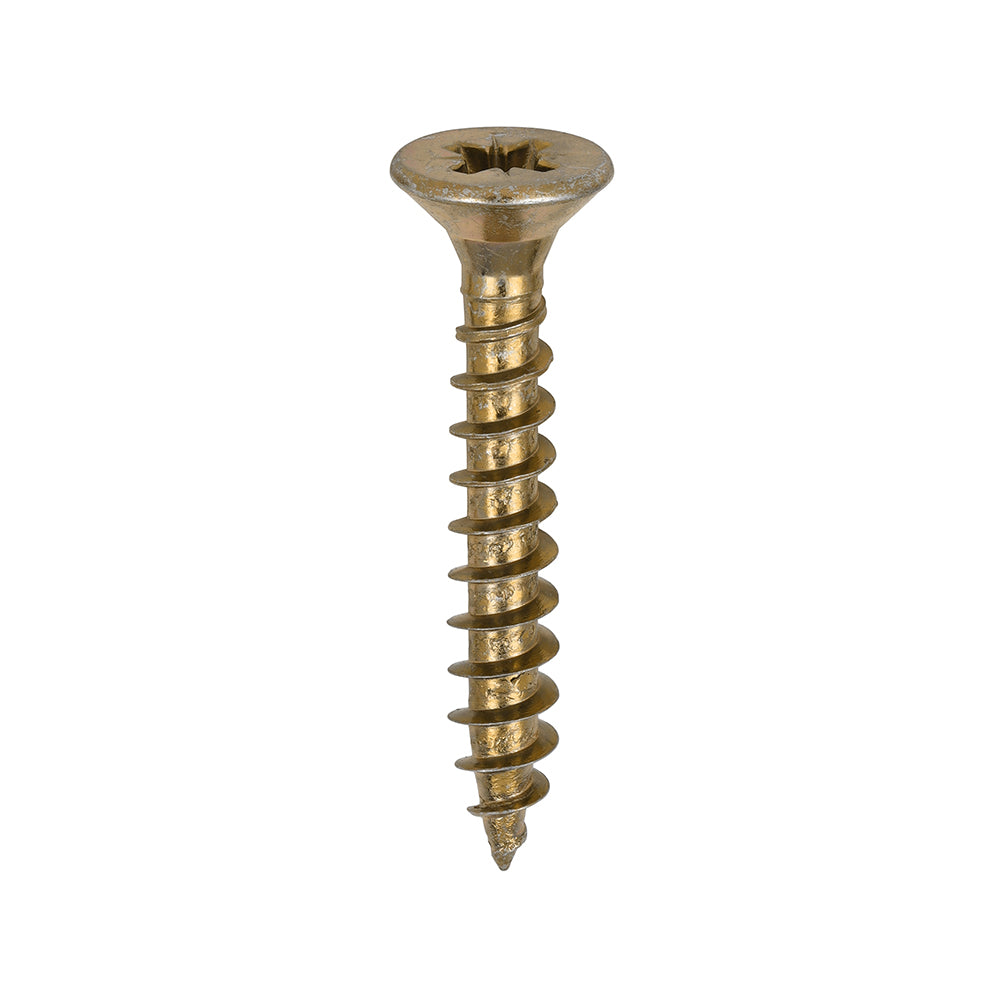 TIMCO Solo Chipboard & Woodscrews – PZ – Double Countersunk – Yellow