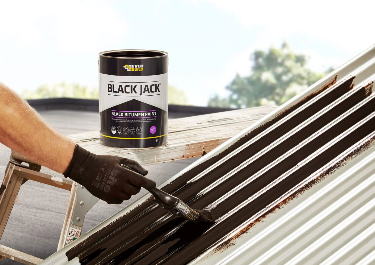 EVERBUILD® BLACK JACK® 901 Black Bitumen Paint – 25L
