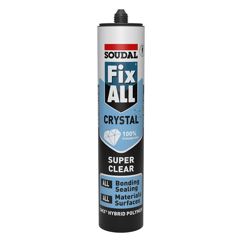 Soudal Fix ALL Crystal - Discreet Silicone Sealant