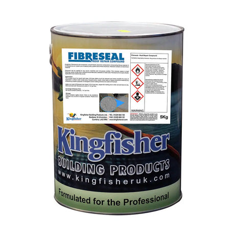 Kingfisher Fibreseal Roof Repair Compound – Grey
