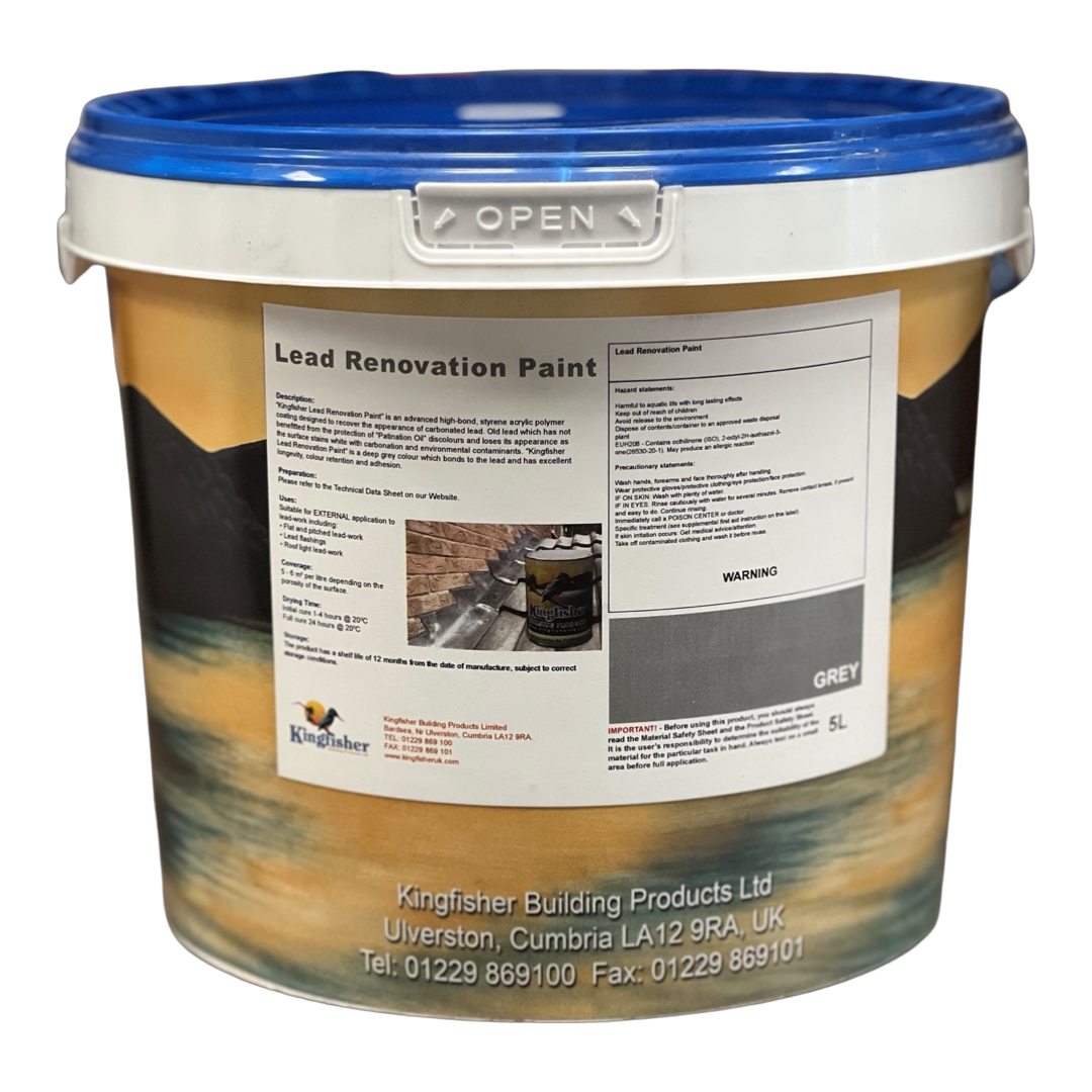 Lead Flashing Paint DIY Refurb