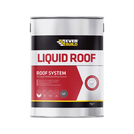 Sika Everbuild Aquaseal Liquid Roof - 7/21kg - Two-Coat Polyureathane-Based Waterproofing
