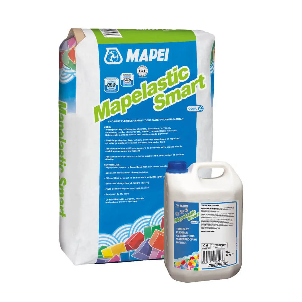 Mapei Mapelastic Zero Flexible Two-Part Cementitious Waterproofing Membrane