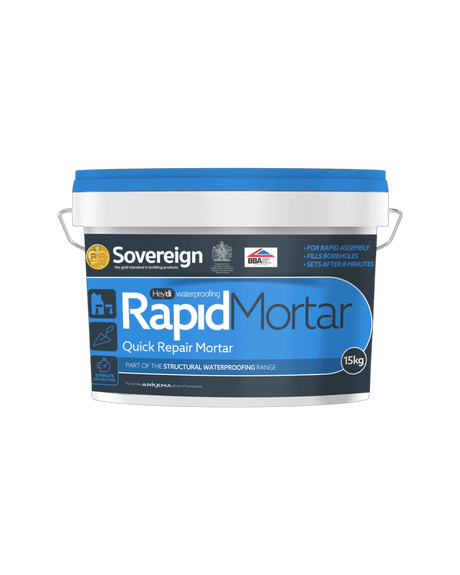 Sovreign Hey'Di Rapid Mortar Quick-Setting, Chloride-Free Cement Mortar for Structural Repair & Tanking Prep