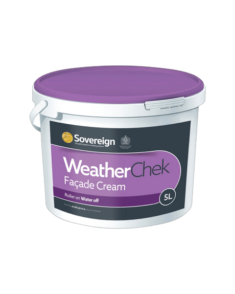 Sovereign Weather-Chek Façade Cream Long-Lasting Water Repellent for Brick Stone & Masonry